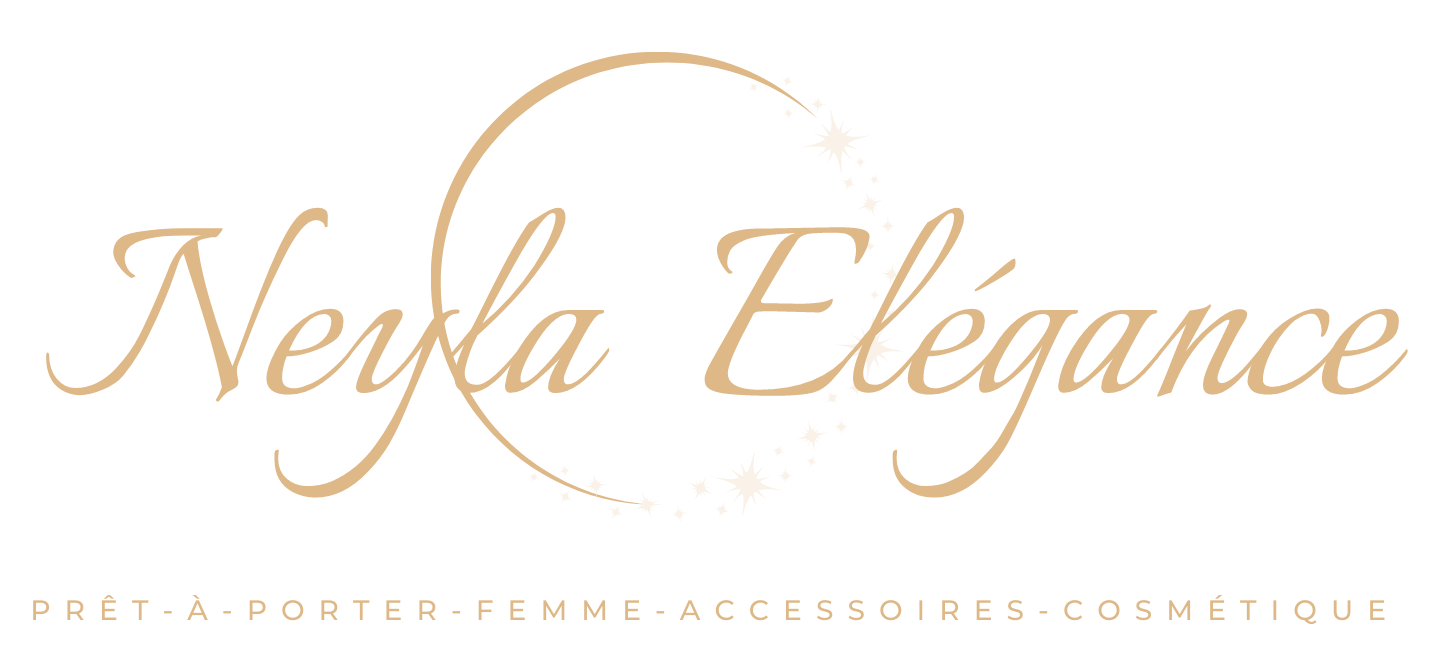Logo Neyla Elégance-Color:blanc fond transparent
