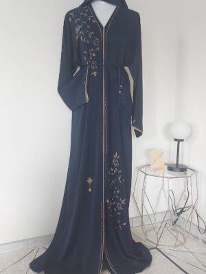Abaya perlée céremonie