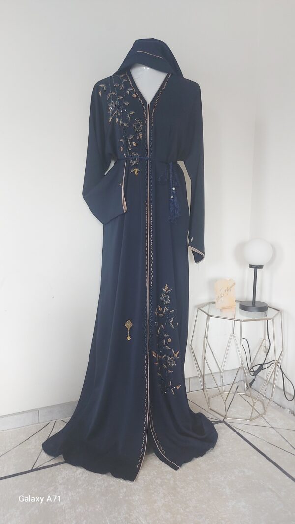 Abaya perlée céremonie